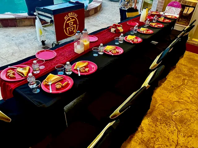 Lone Star Hibachi Catering event