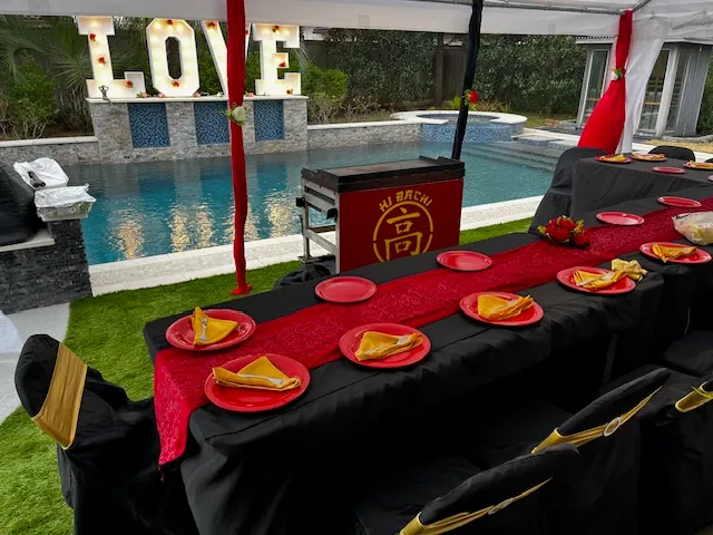 Lone Star Hibachi Catering event